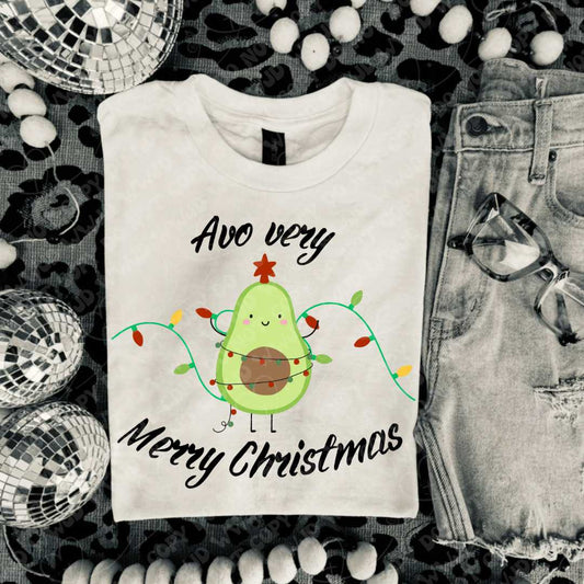Avo Very Merry Christmas digital design