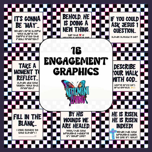 April Faith Engagement Graphics