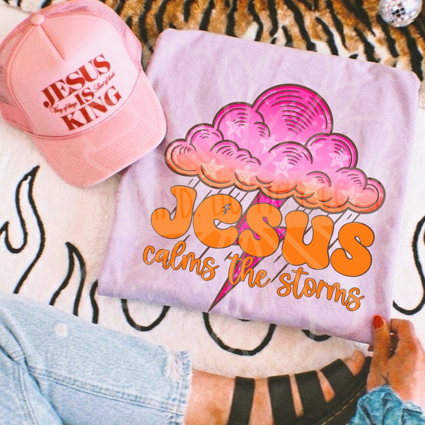 Jesus Calms the Storms digital design