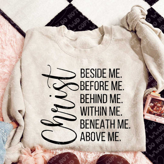 Christ Beside Me digital design