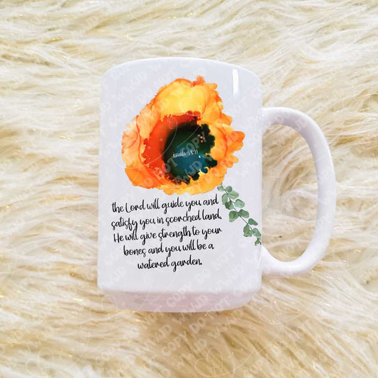 Isaiah 58:11 digital design