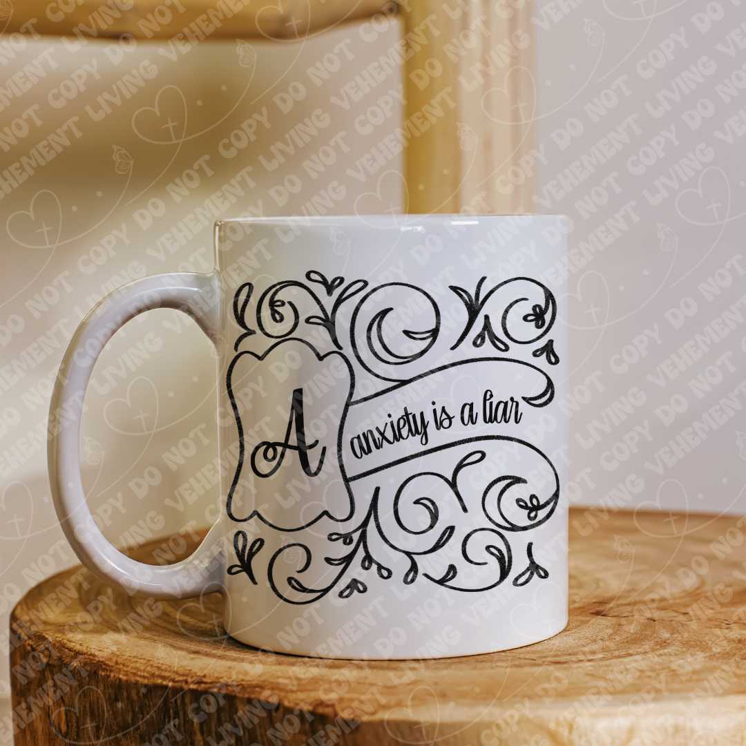 Anxiety is A Liar digital design