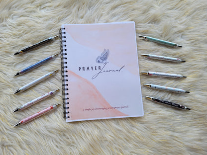 30-day Christian entrepreneur prayer journal, spiral-bound faith-based business devotional notebook