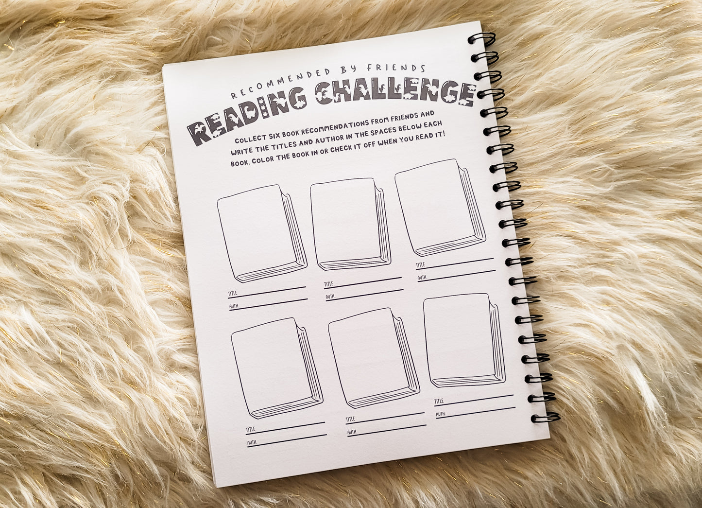 Kids Reading Log for Girls
