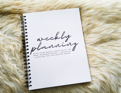 16 Week Meal Planning Journal