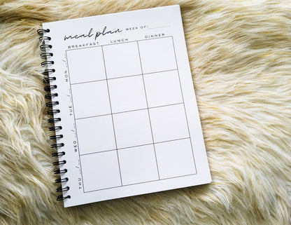 16 Week Meal Planning Journal