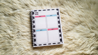 Checkered teacher vibes planner
