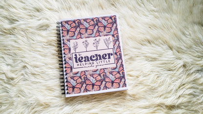 teacher helping little minds grow planner