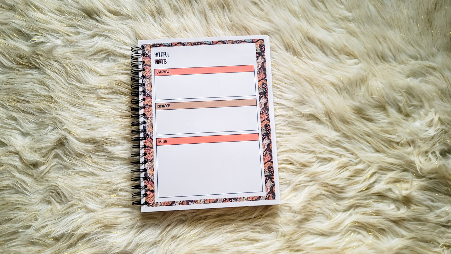 teacher helping little minds grow planner