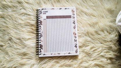 teacher checkered pencil planner