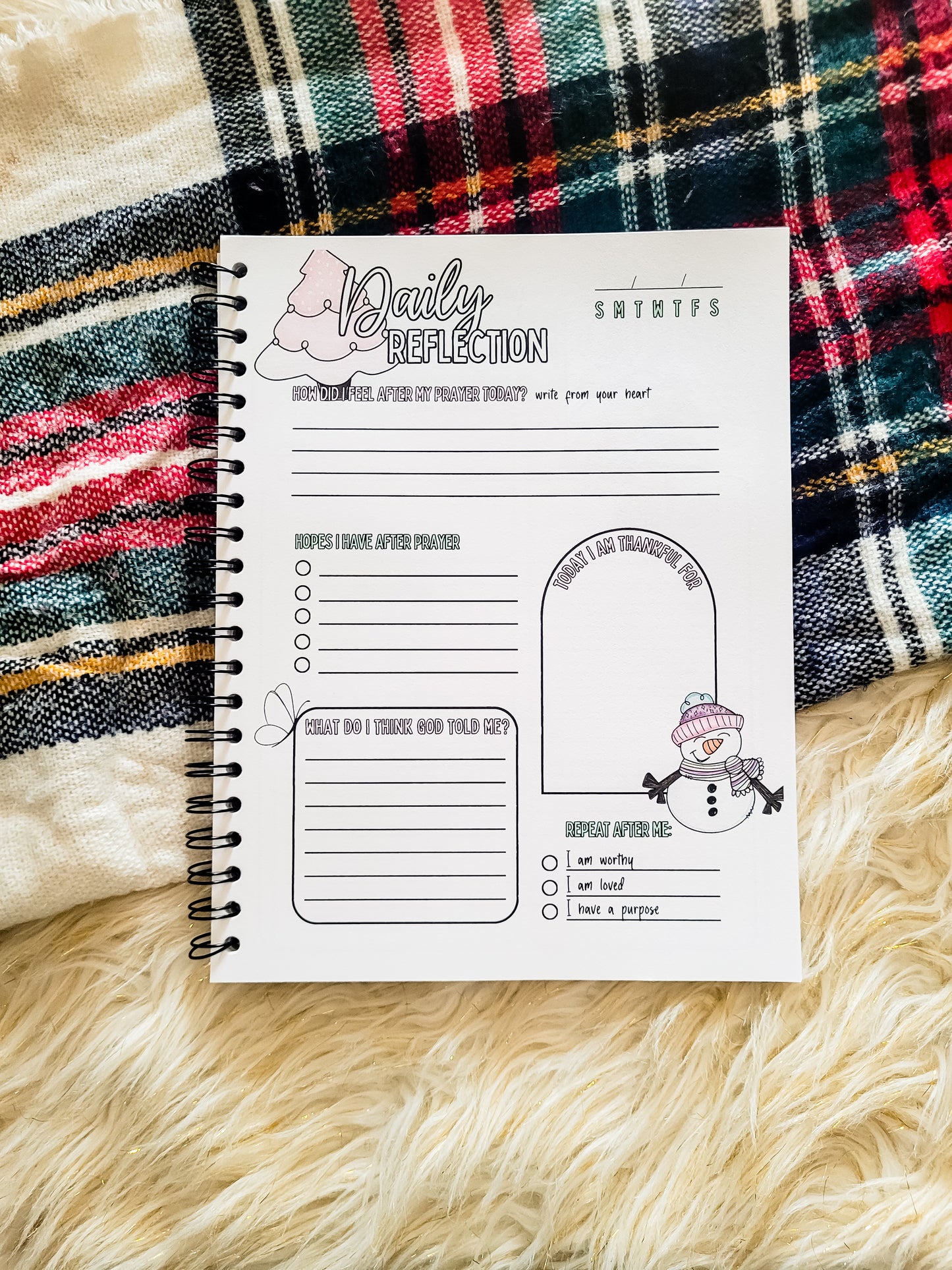 Pink Christmas 30 Day Guided Prayer Journal
