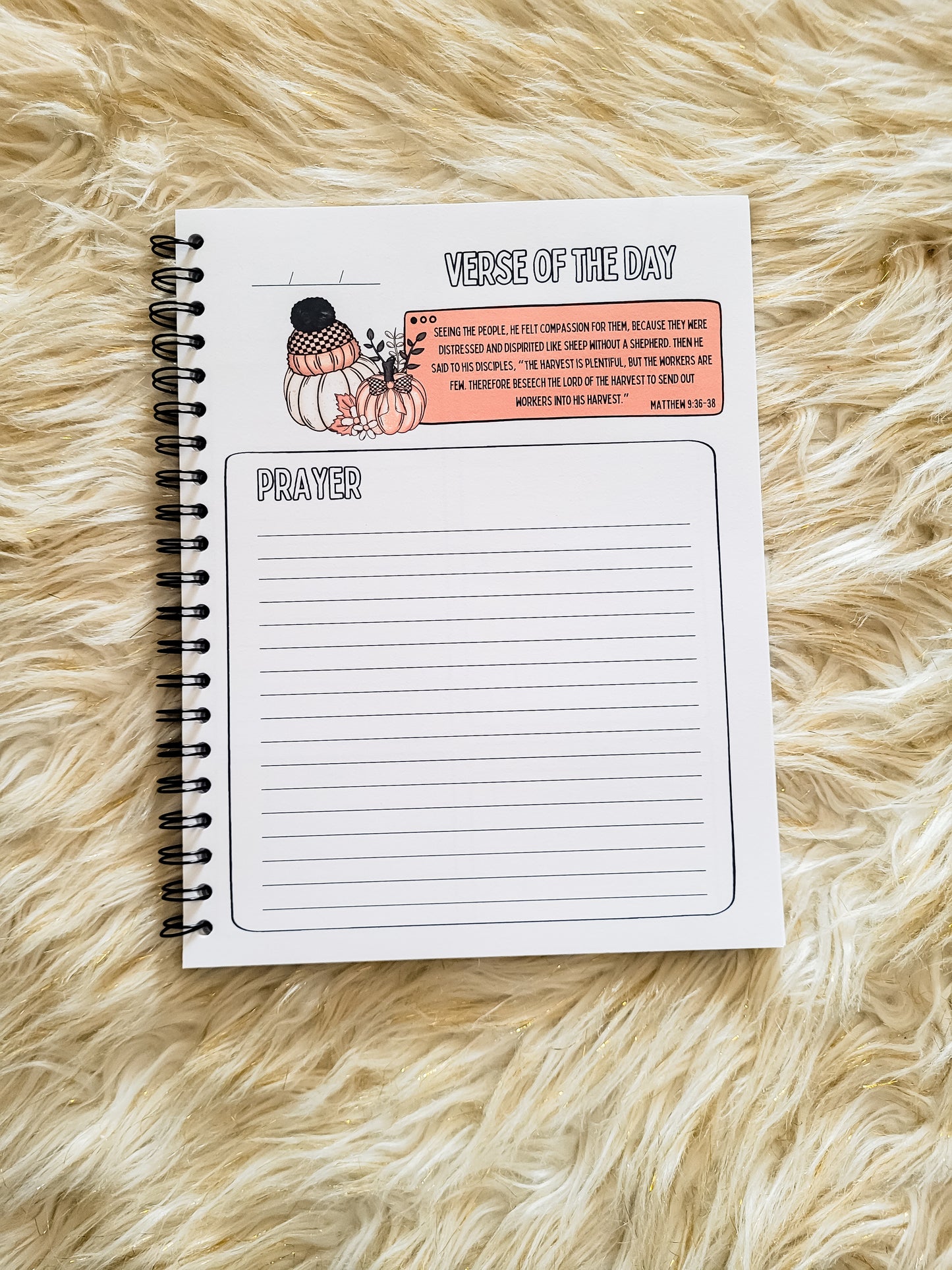 Harvest Theme 30 Day Prayer Journal