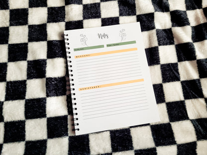 Sunday Notes Fall Version