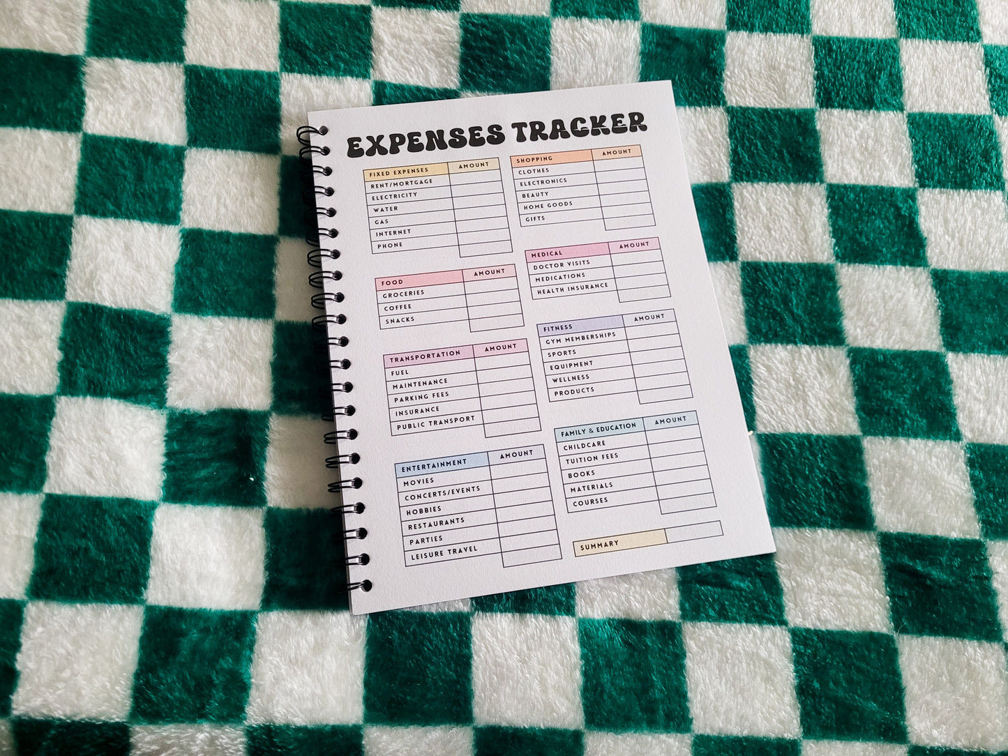 12 Month Budget Planner