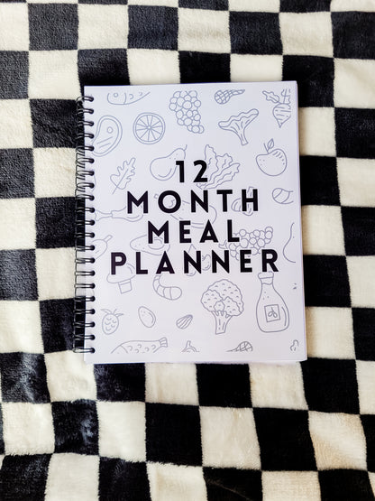 12 Month Meal Planner