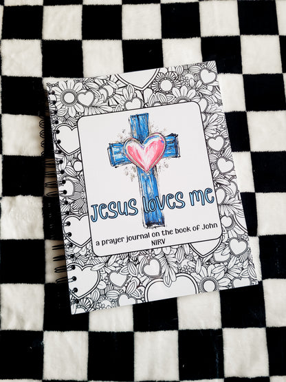 John Prayer Journal Blue Cover NIRV