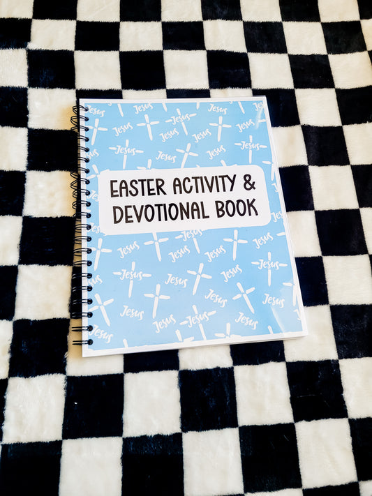 Activity and Devotional Book for Kids (blue)