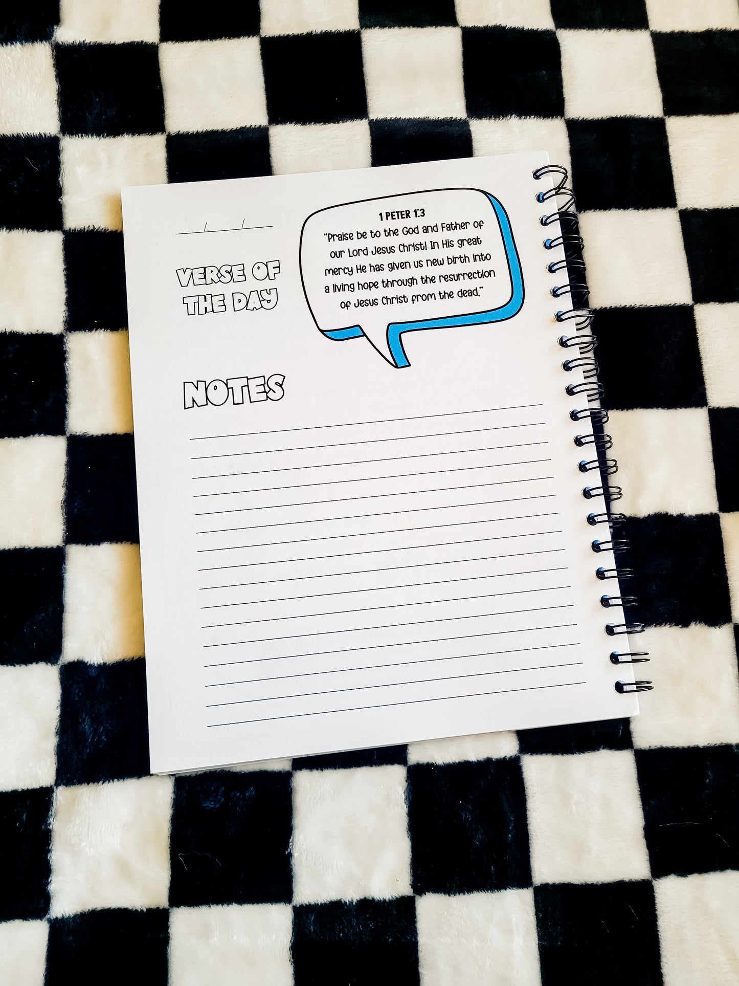 Activity and Devotional Book for Kids (blue)