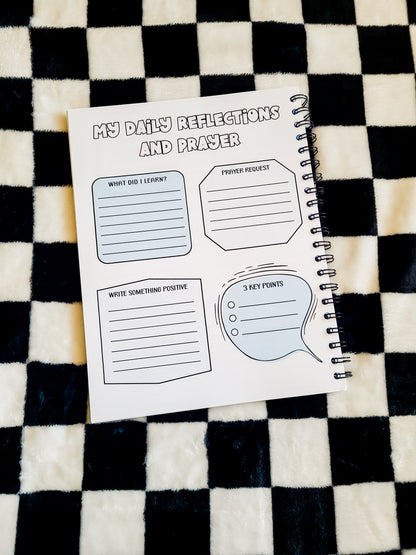 Activity and Devotional Book for Kids (blue)
