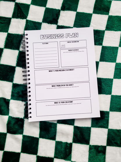 Small Business Caffeine & Chaos Marketing Planner