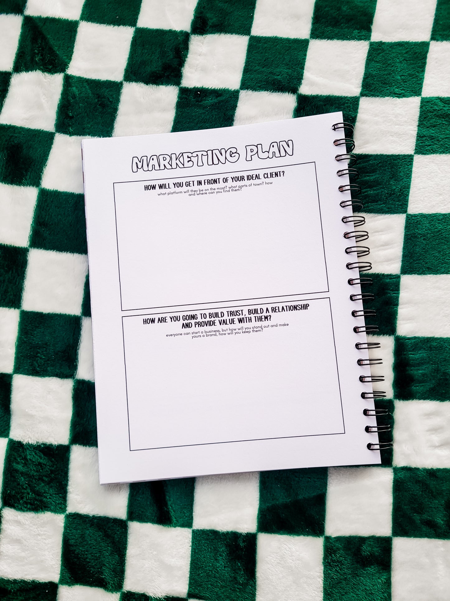 Small Business Caffeine & Chaos Marketing Planner