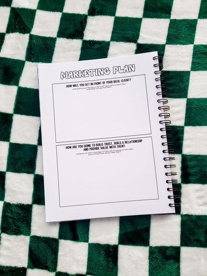 Small Business Caffeine & Chaos Marketing Planner