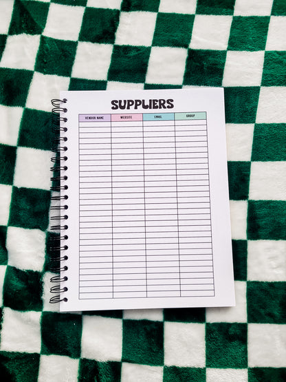 Small Business Caffeine & Chaos Marketing Planner