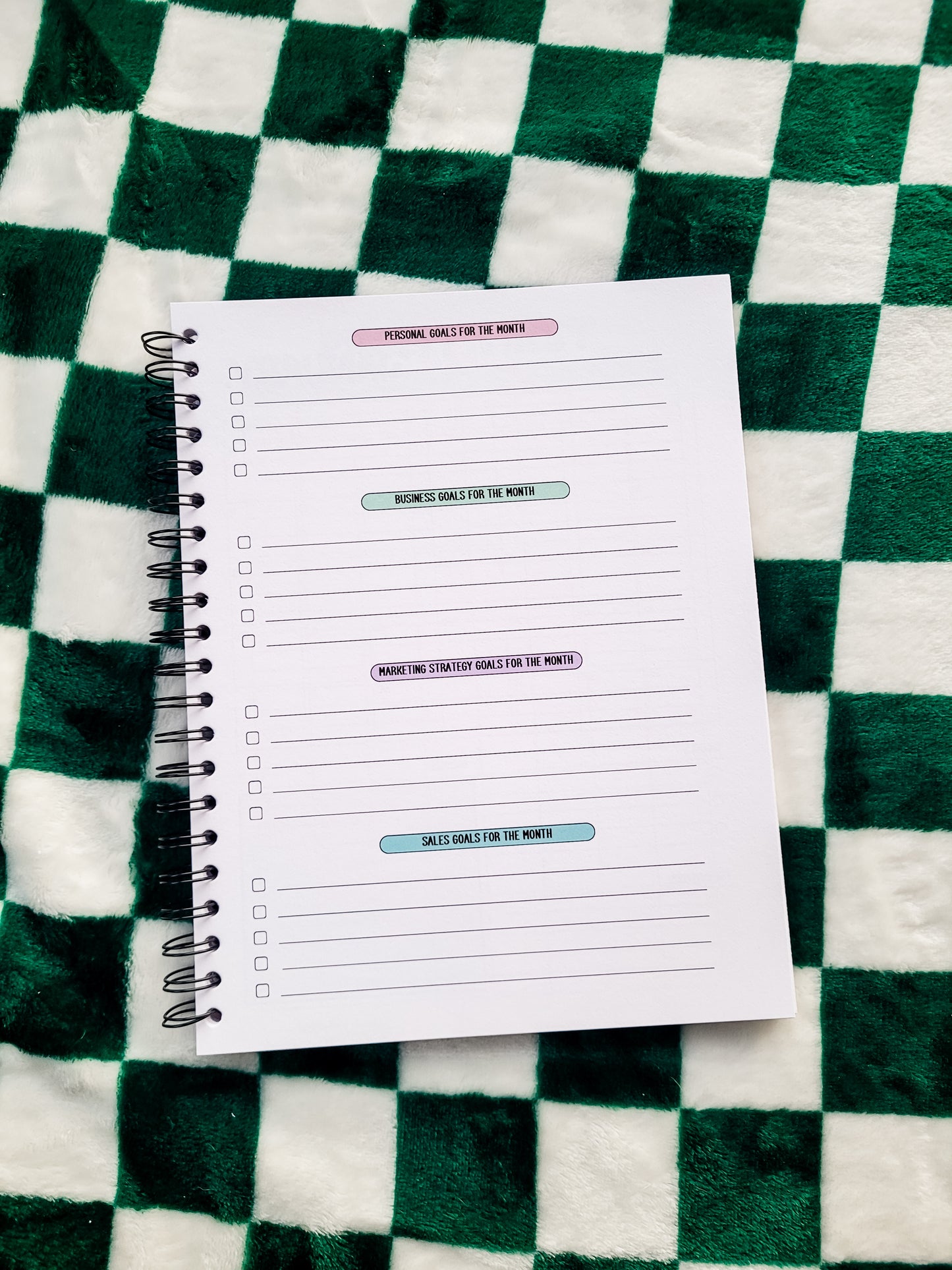 Small Business Caffeine & Chaos Marketing Planner