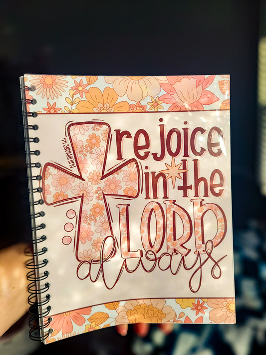 Rejoice in the Lord Notebook