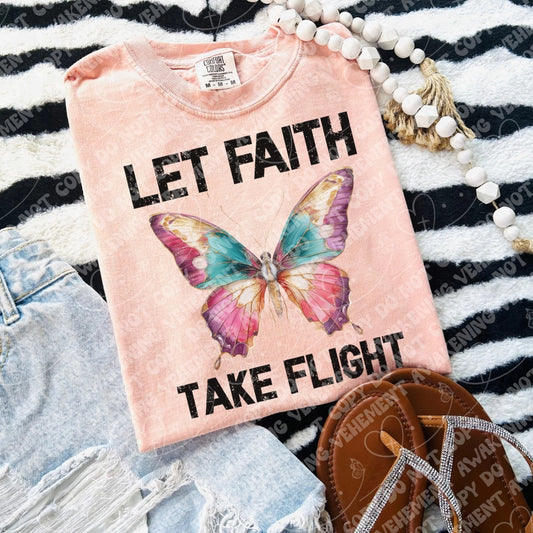 Let Faith Take Flight digital design