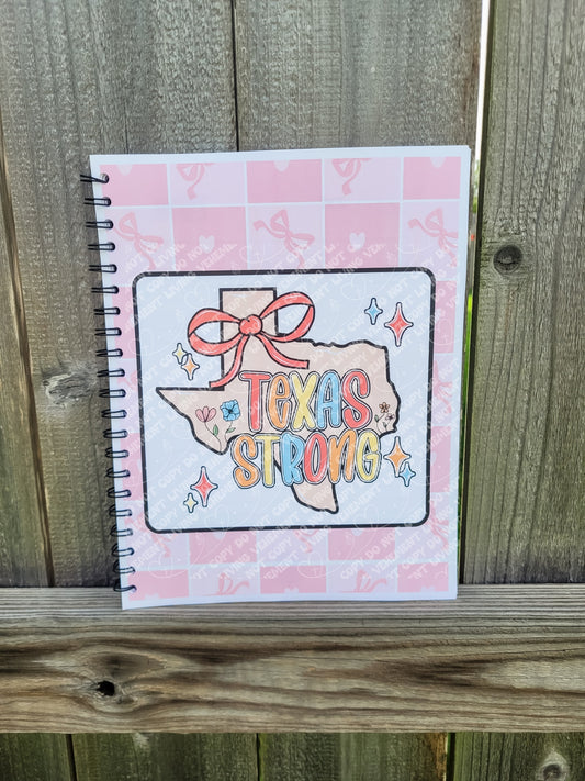 Bow Cover: Texas Strong Notebook