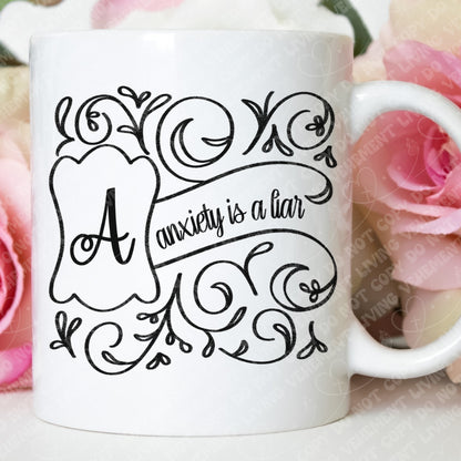 Anxiety is A Liar digital design