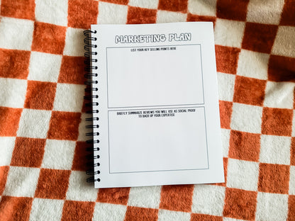 Custom Branded 15 Month (Q4 2025 - 2026) Small Business Marketing Planner