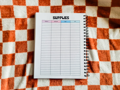 Custom Branded 15 Month (Q4 2025 - 2026) Small Business Marketing Planner