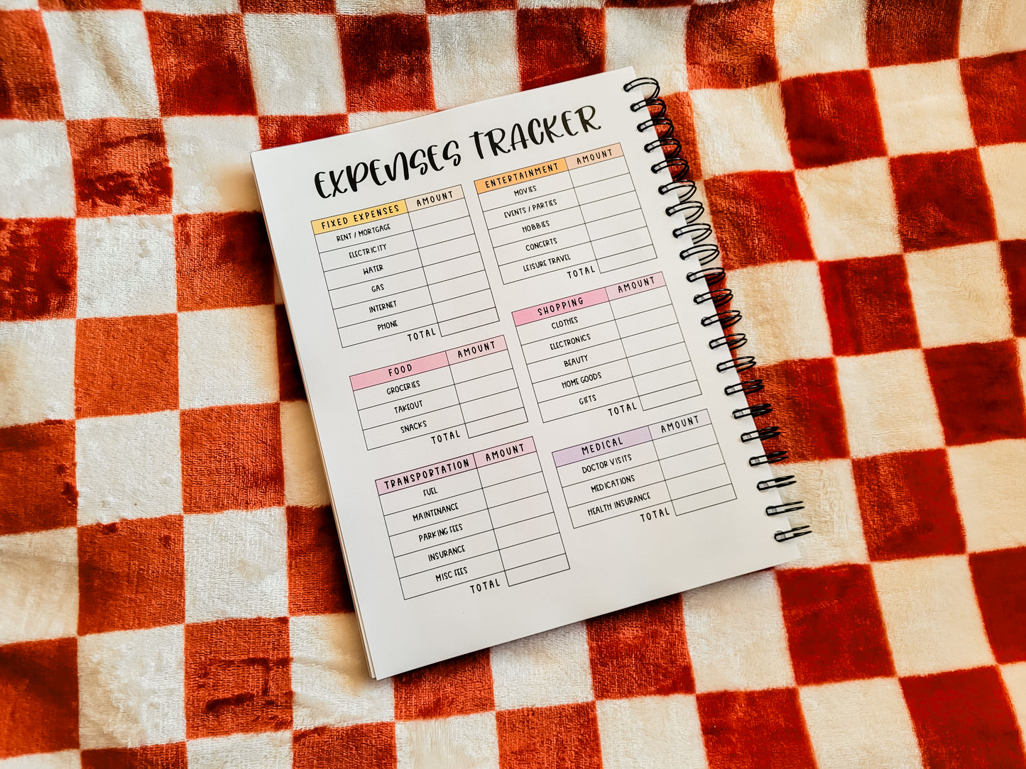 12 Month Budget Planner