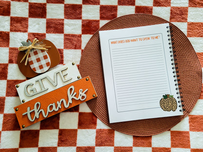 4 Week Intercession Journal Pumpkin Edition