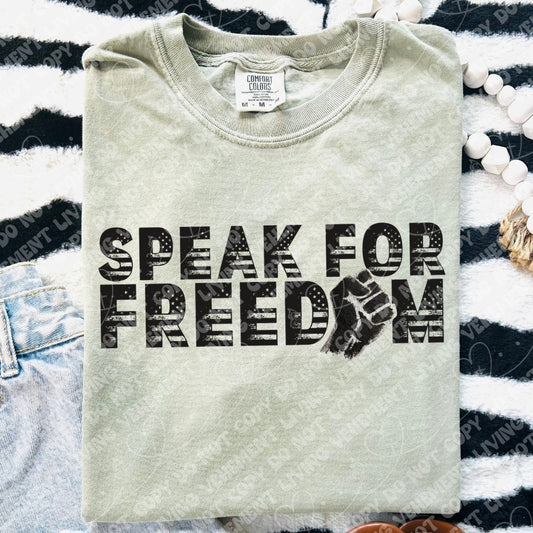 Speak For Freedom digital design