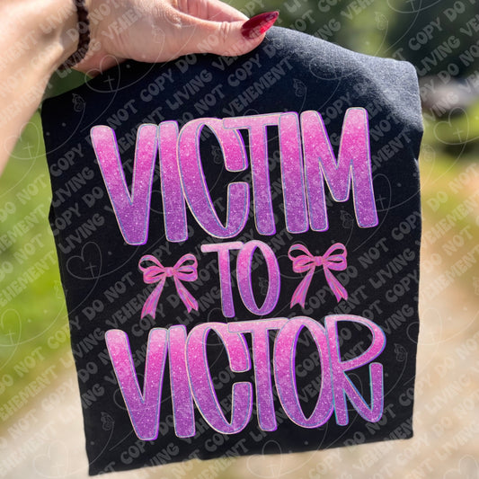 Victim to Victor digital design