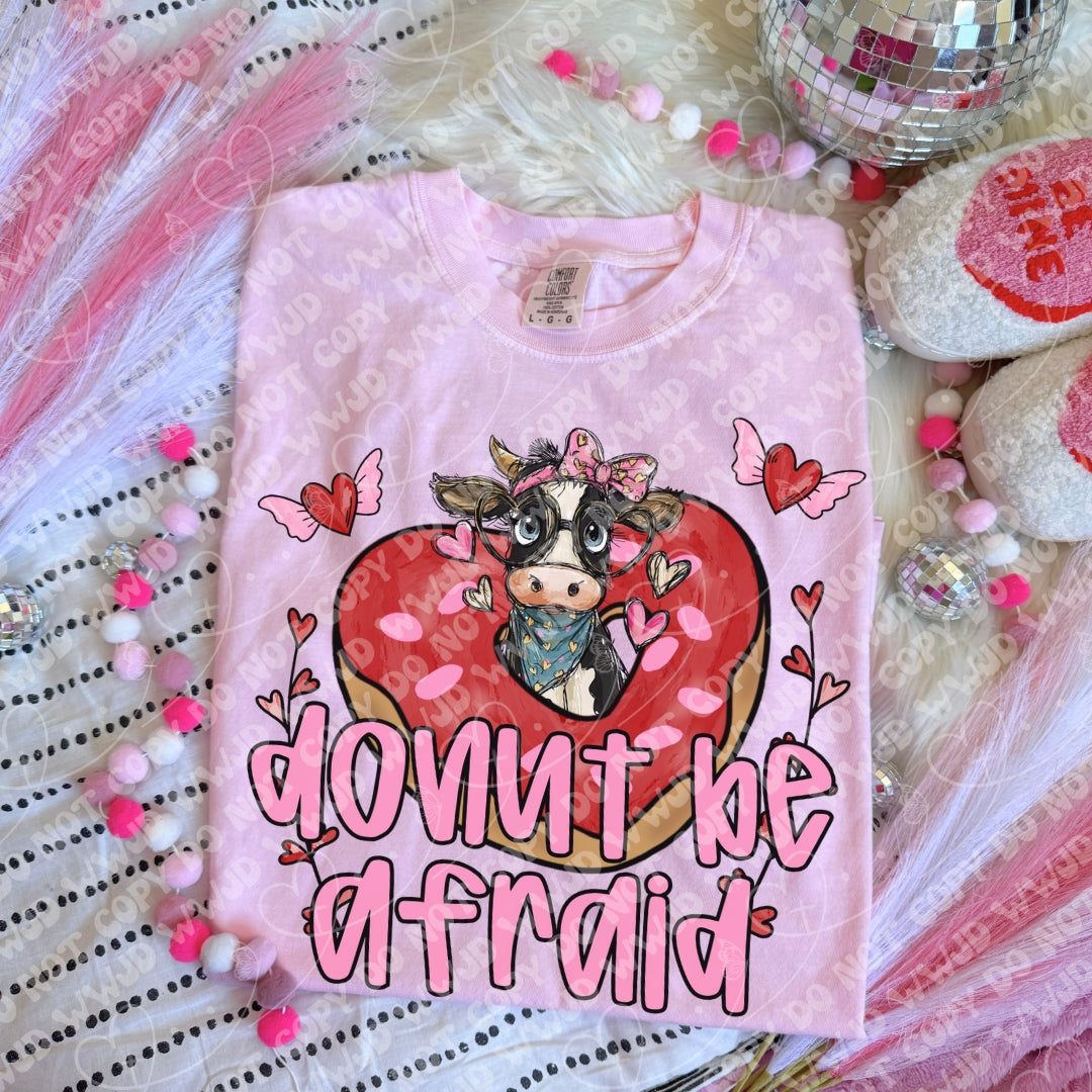 Donut Be Afraid Cow digital design