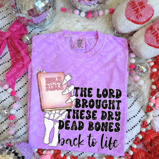 Dry Bones Back to Life digital design