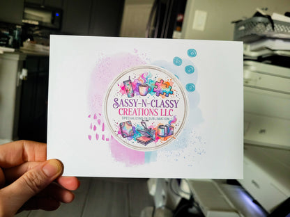 5x7 Custom Cards