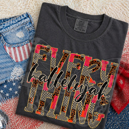 Everything Hallelujah digital design
