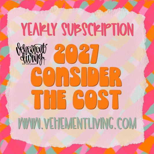 2027 Consider the Cost Exclusive YEARLY Collection