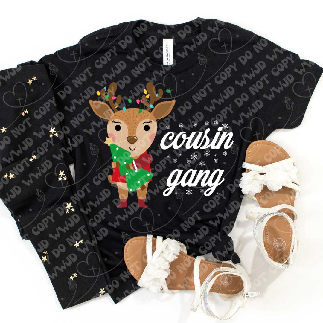 Cousin Gang girl digital design