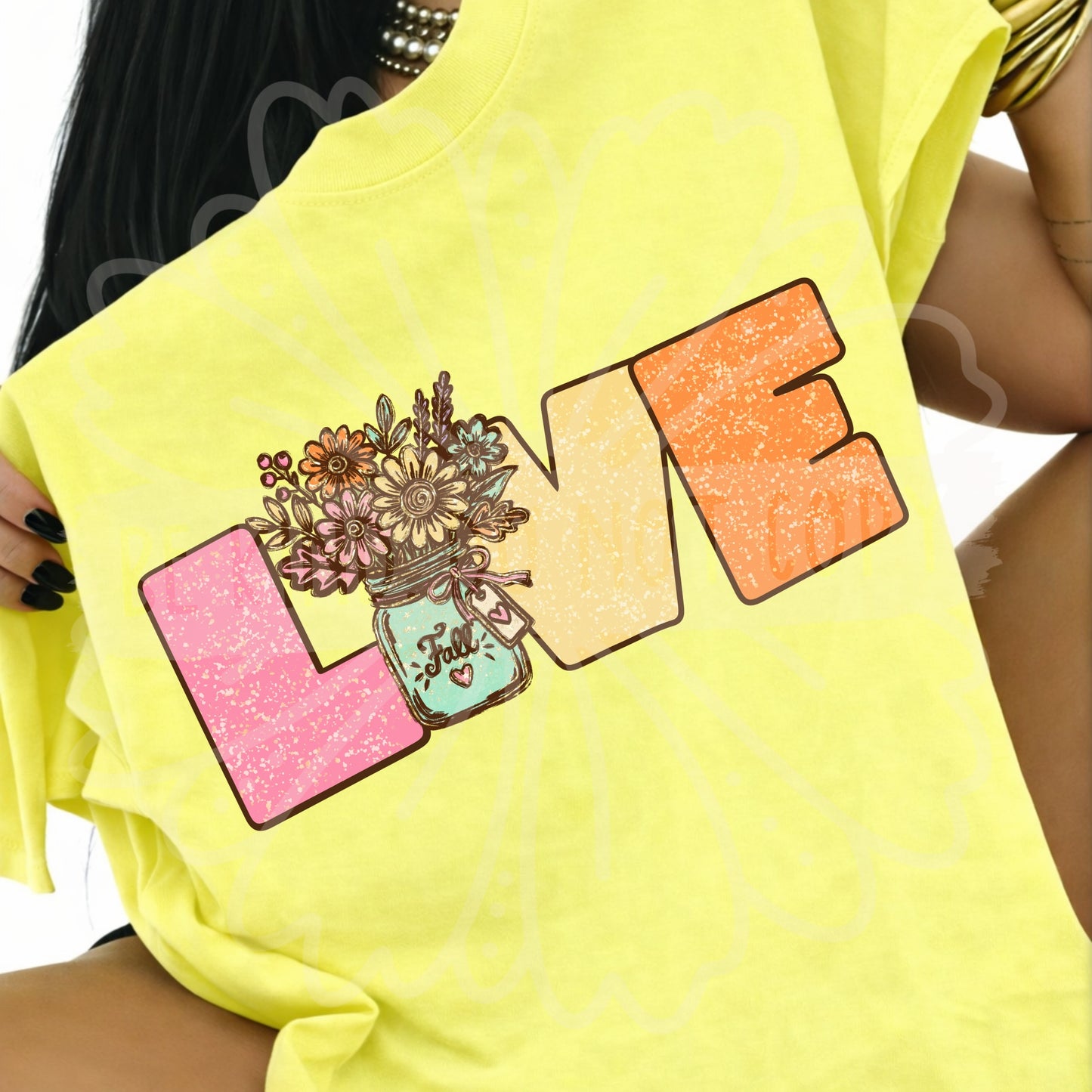 Love fall digital design