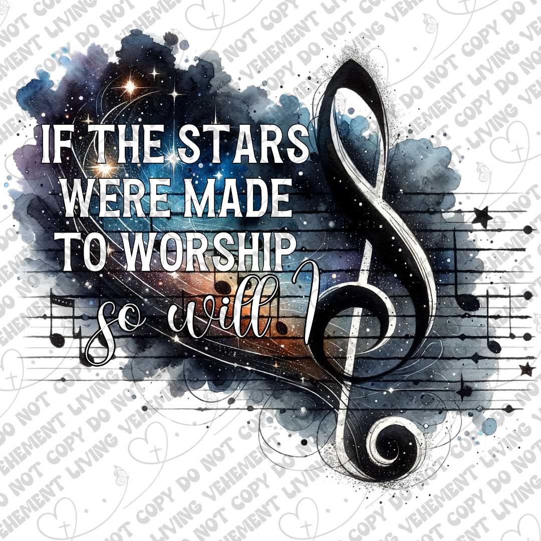 If the Stars Were Made to Worship digital design