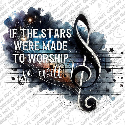 If the Stars Were Made to Worship digital design