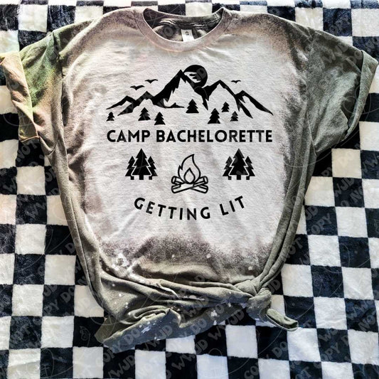 Camp Bachelorette Getting Lit digital design
