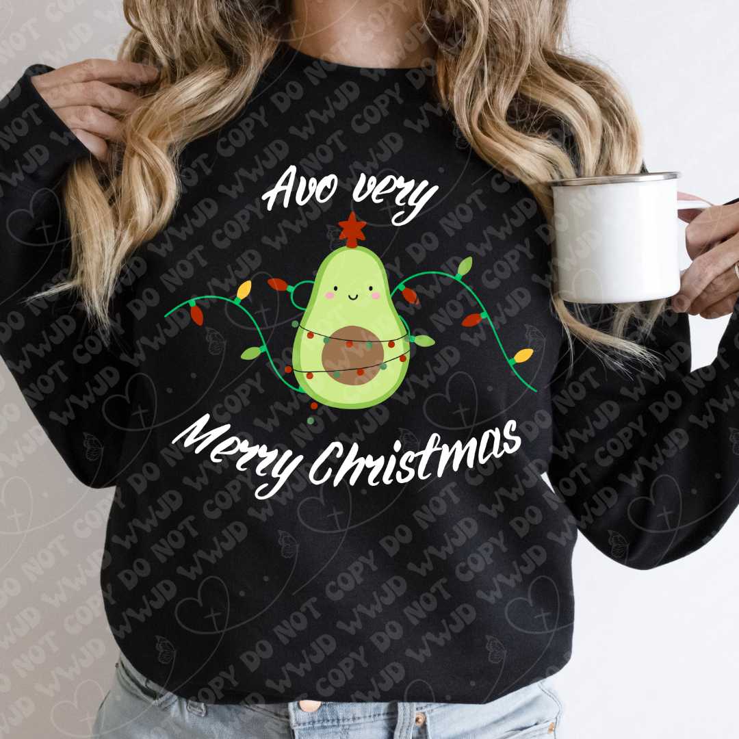 Avo Very Merry Christmas digital design