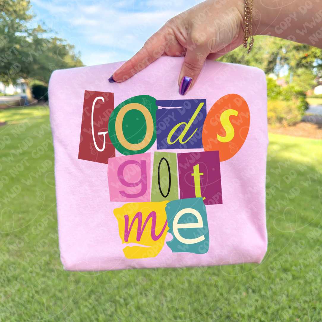 God's Got Me digital design